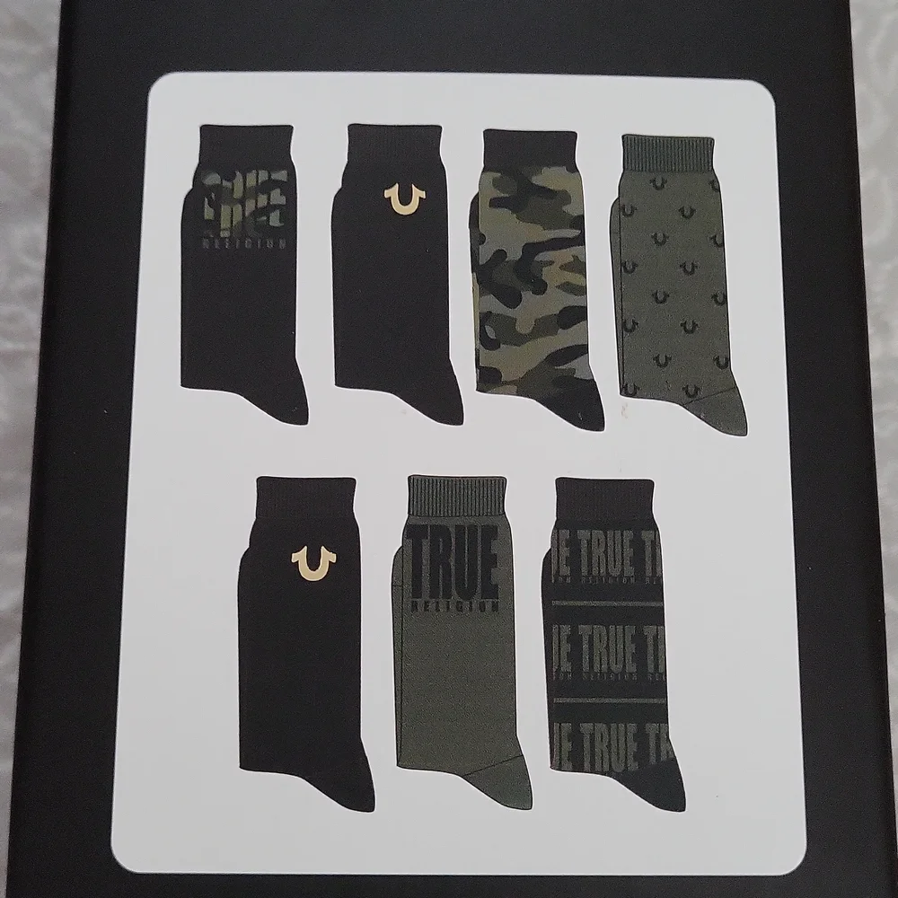 True Religion Sock set 7 pairs size 10-13